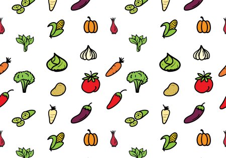 Овощи паттерн вектор