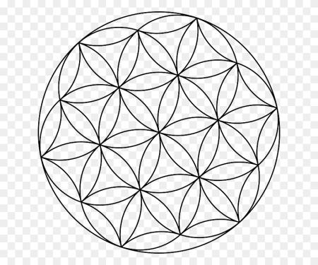 Узоры в круге циркулем