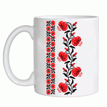 Кружка с орнаментом