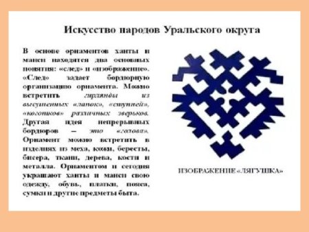 Орнаменты народов Ханты и манси