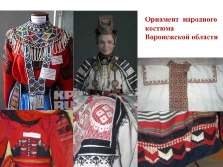 Орнамент узоры вышивки Воронежской губернии