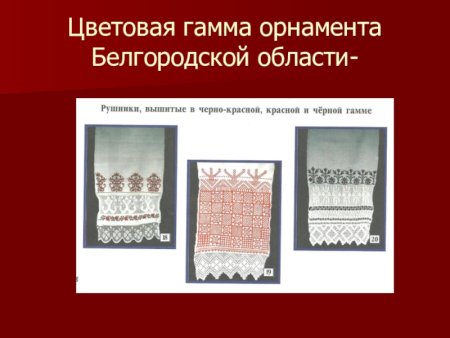 Рушники Воронежской губернии