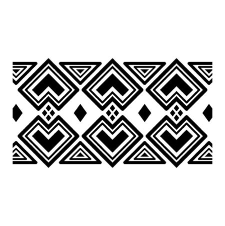 Геометрический орнамент в полосе