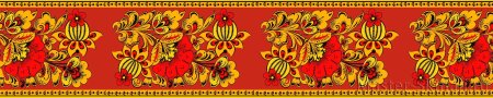 Русский народный орнамент в полосе