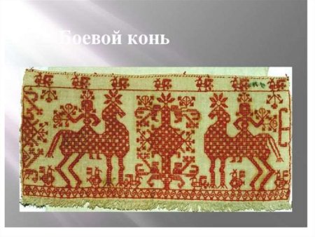 Образ коня в народной вышивке