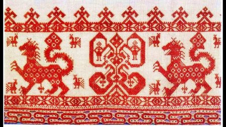 Славянский зооморфный орнамент