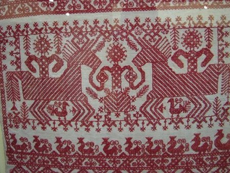 Гангур орнамент народной вышивки Славянского