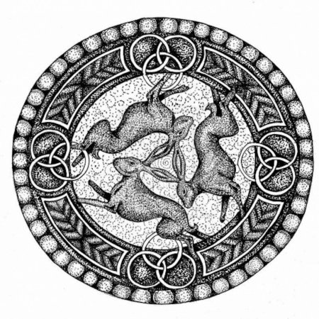 Зооморфный орнамент кельты
