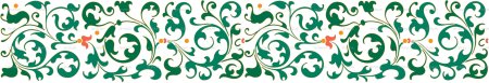 Татарские национальные орнаменты на прозрачном фоне