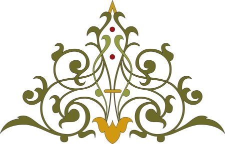 Татарский орнамент Пальметта