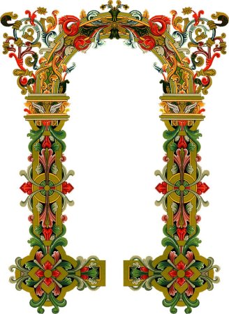 Рамка в Старорусском стиле