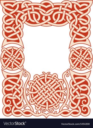 Славянский узор рамка