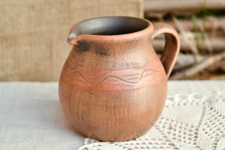 Кисельница глиняная посуда