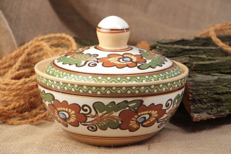 Карельская керамика супница