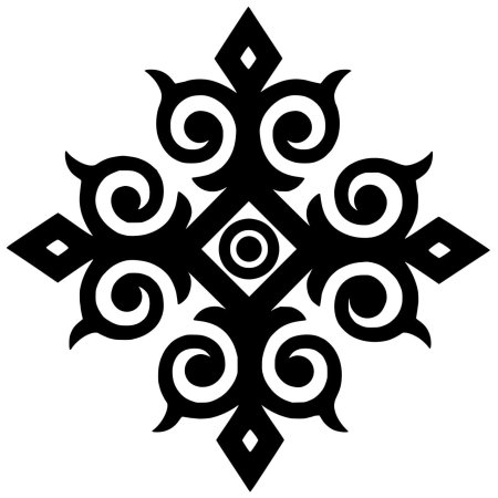 Адыгский орнамент вектор