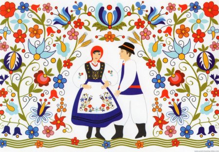 Элементы народная роспись Хохломская