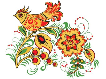 Русские народные росписи Хохломская