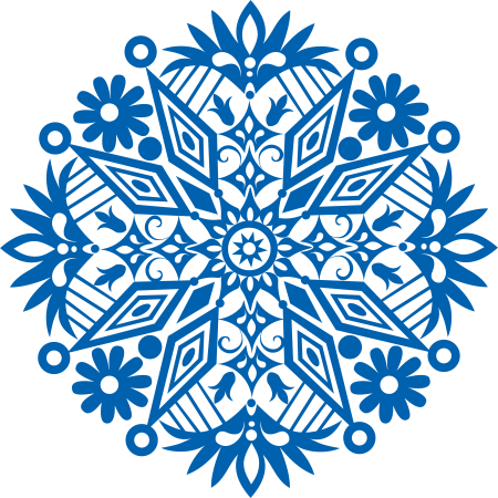 Снежинки на прозрачном фоне