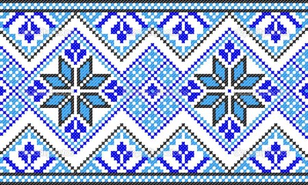 Белорусский Василек орнамент