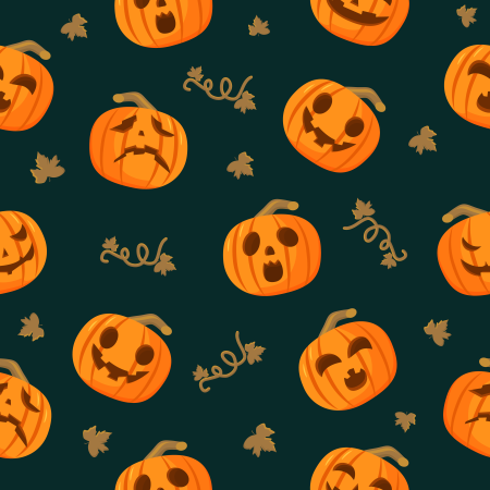 Паттерн тыквы Хэллоуин