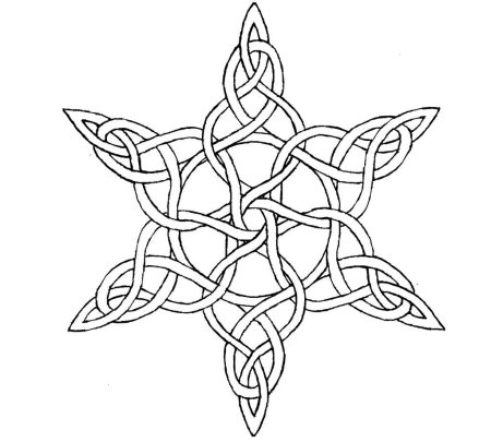 Знак бесконечности Кельтская вязь