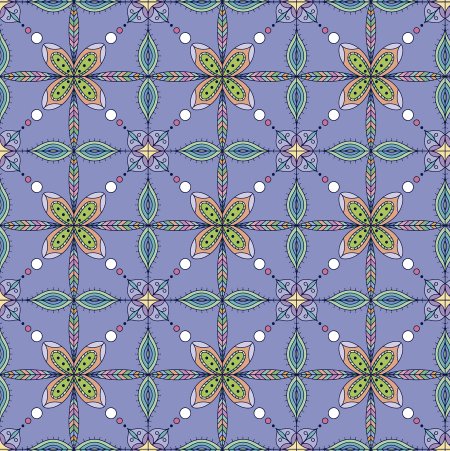 Симметричные узоры цветные