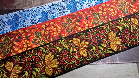 Тесьма в русском народном стиле
