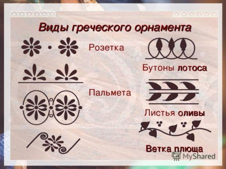 Греческий узор трафарет