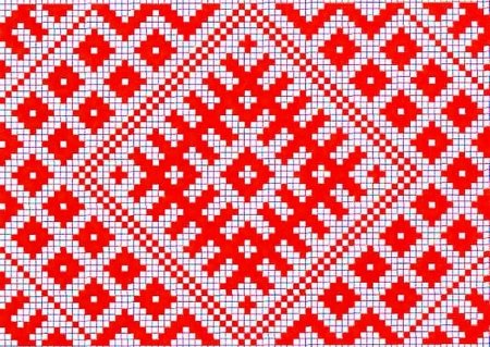 Белорусский орнамент Орепей репейник