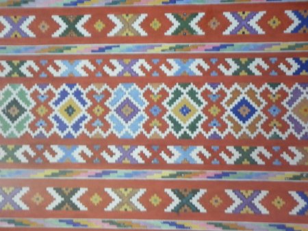 Татарский геометрический орнамент рушник