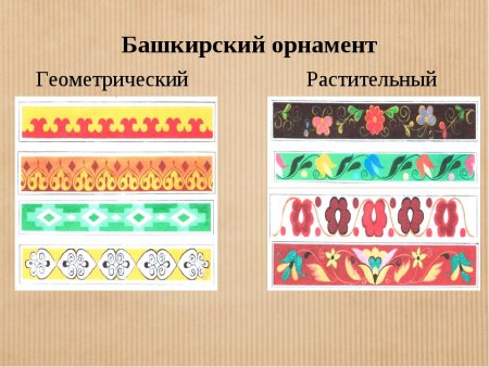 Геометрический и растительный орнамент
