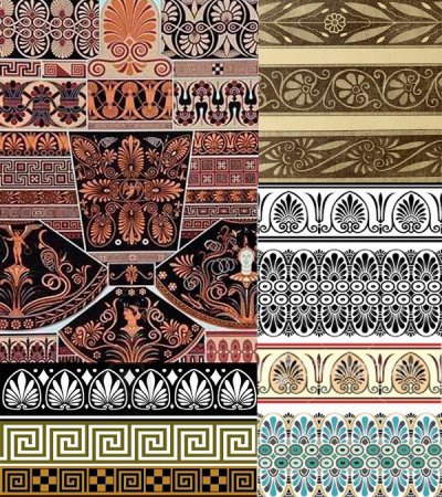 Греческий орнамент Ионика