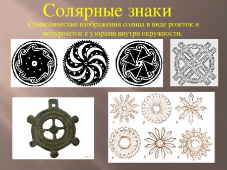 Символы солнца солярные знаки