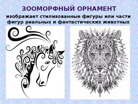 Животный орнамент в круге