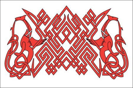 Руническая Славянская вязь орнамент