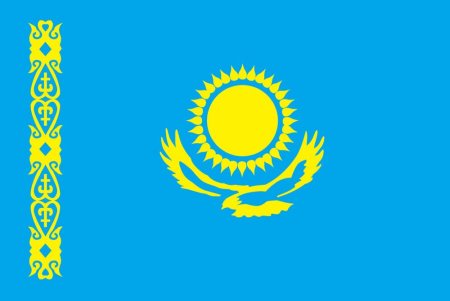 Орнамент на флаге Казахстана