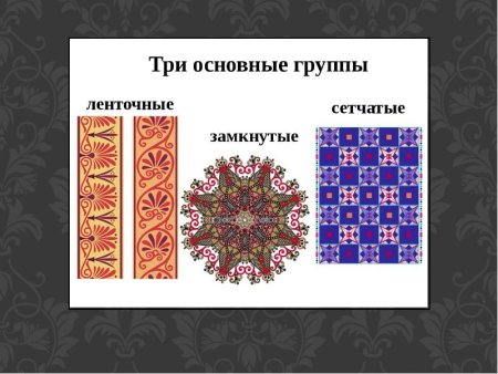 Орнамент геометрических фигур