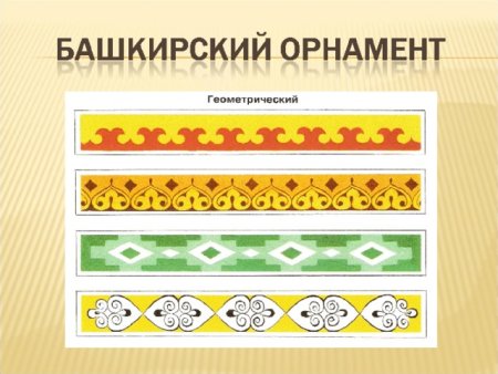 Башкирский национальный орнамент