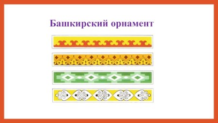 Башкирский ленточный орнамент