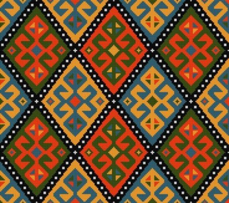 Башкирский геометрический орнамент (45 фото)