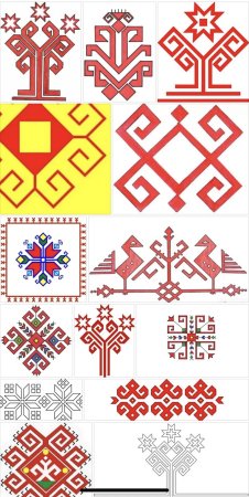 Чувашская вышивка Кеске