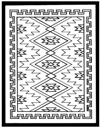 Узоры ковра для рисования