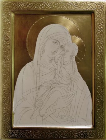 Иконы резьба по левкасу золочение