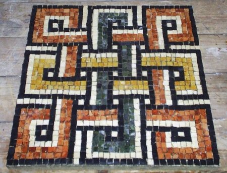 Preschool Square Square Mosaic encoding 1. Level