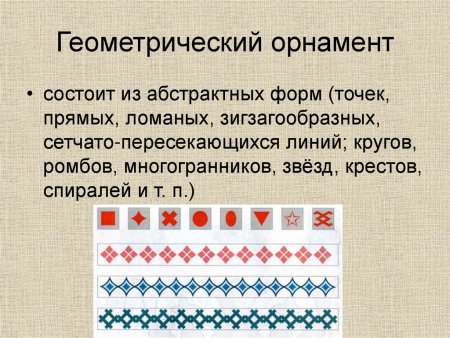 Виды орнамента геометрический
