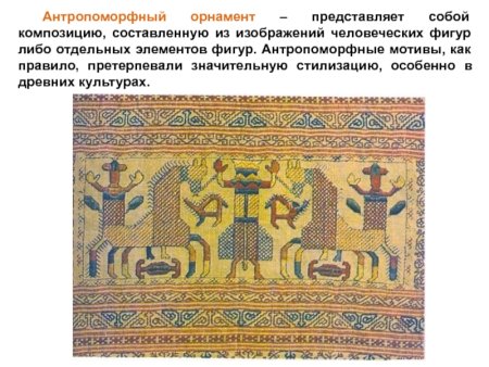 Антропоморфный орнамент древнего Египта
