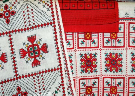 Эскиз русского полотенца
