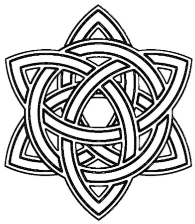 Кельтский узел Triquetra