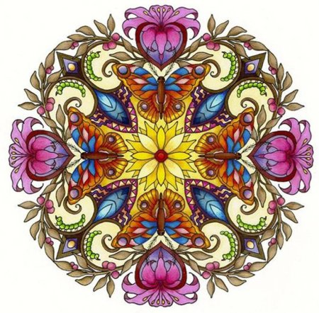 Mandala Flower Мандала цветы