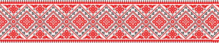 Русский орнамент в полосе